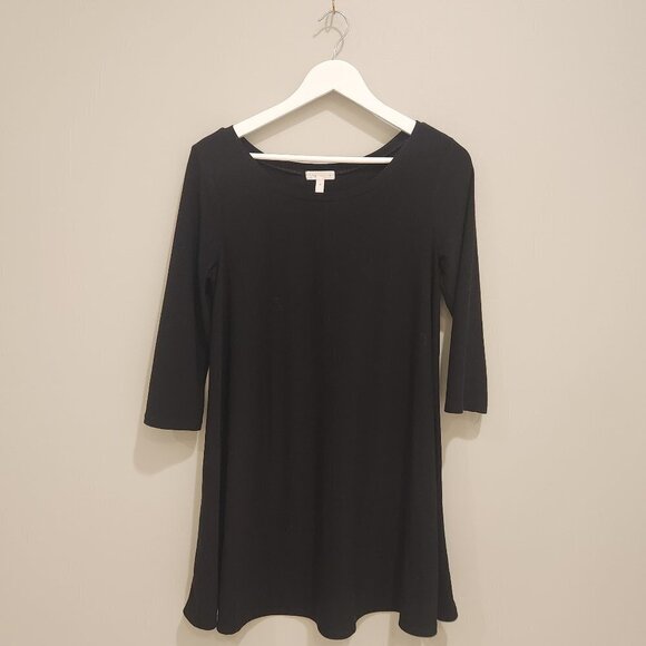 Leith Black Long Sleeve Swing Dress - Size M - Picture 1 of 4